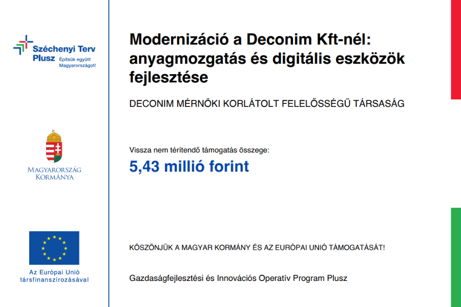 Széchenyi Terv Plusz – projekt tájékoztató 2